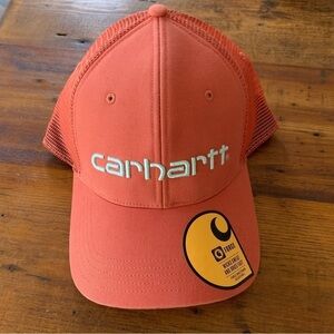 Carhartt Force Sweat Wicking Orange SnapBack Mesh Hat